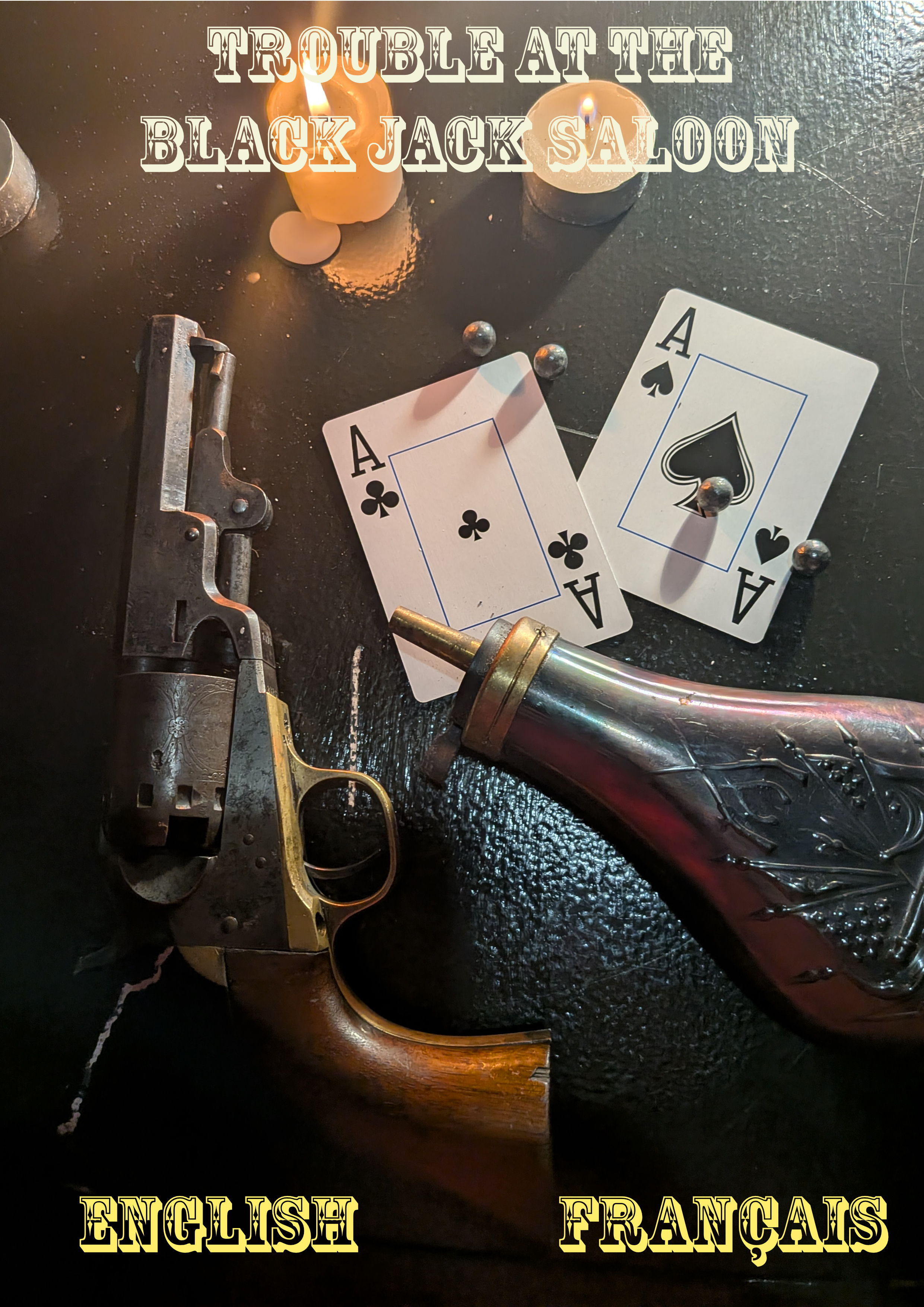 Trouble at the Black Jack Saloon Cover